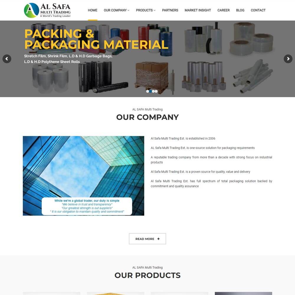 Web page development