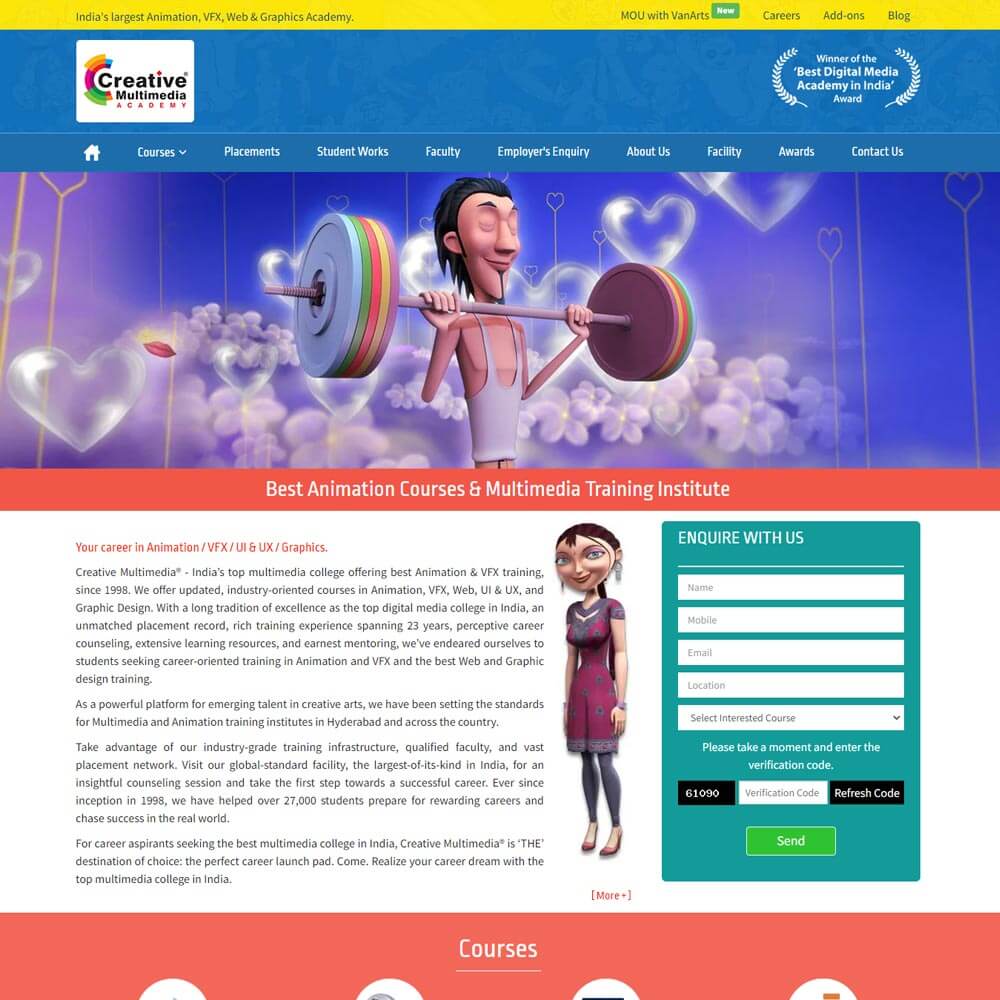 Website development services